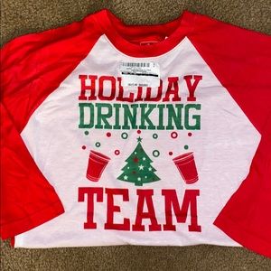 Festive 3/4 sleeve shirt